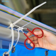 IVORY Zip Tie Remover, Stainless Steel Reusable Cable Tie Opener, Zip Tie Tool Compact Bent Tip Sili