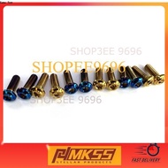 M8*20 THAILAND 🇹🇭 (1BIJI) T1 YAMAHA FRONT DISC PLATE SCREW GOLD TITANIUM M8 SIZE SKRU Y15ZR Y15 LC13