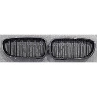 BMW 5 Series F10 F18 Glossy Black Grille Diamond Kidney Meteor Grilles Bumper M5 Grill tri-color M s