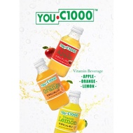 Vitamin you C1000 x6 botol drink Orange /Lemon /Apple ready stock