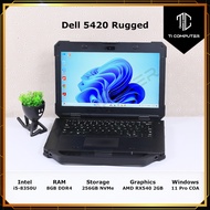 Dell 5420 Rugged Intel Core i5-8350U 8GB DDR4 RAM 256GB NVMe SSD RX540 2GB GPU Win 11 Pro Refurbishe