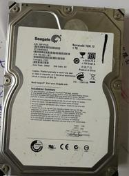 二手 不良品 Seagate 1TB 3.5吋硬碟 ST31000528AS (上機出現錯誤訊息)