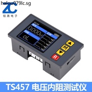 TS457 Voltage Internal Resistance Tester Adjustable Time Brightness AC 4-Line Method Recording 5 Set