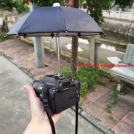 26cm Black DSLR Camera Umbrella Hot Shoe Interface Sunshade Rainy Holder For General Photographic