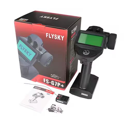 Flysky FS-G7P+Remote Control Gun Control ANT Vehicle and Vessel 10 Channel R11P Receiver