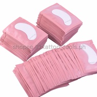 50pairs Eyelash Extension Paper Patches Grafted Eye Stickers 7 Color Eyelash Under Eye Pads Eye Pape