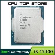 NEW Intel Core i3 12100 3.3GHz 4-core 8-thread CPU processor L3 = 12M 60W LGA 1700 No Fan gubeng