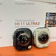 2025 AI smart watch HK11 ultra3  real AMOLED 49mm wireless charging BT calls Men NFC 2025  Smartwatc