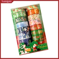 huangyan|  Christmas Wrapping Tape Diy Tape Colorful Christmas Washi Tape for Gift Wrapping and Scrapbooking Waterproof Decorative Sticker Tape with Exquisite Patterns for Southeas