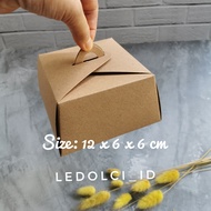 (10 PCS) 40410 - CAKE BOX, CAKE BOX, GIFT BOX, MULTIPURPOSE BOX 12x12x6 CM