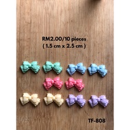 RM2.00/10 keping : RS-808 - Resin - Reben - Ribbon - Glossy - 1.5 cm x 2.5 cm