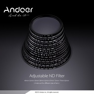 Andoer 52mm ND Fader Neutral Density Adjustable ND2 to ND400 Variable Filter LoMY3