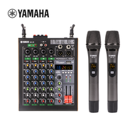 มิกเซอร์ yamaha/MK-20 แท้ mixerบลูทูธอีควอไลเซอร์ 3 แบนด์ในแต่ละช่องชุดพร้อมไมโครโฟนไร้สาย 2 ตัว
