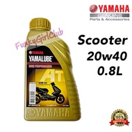 YAMALUBE SCOOTER 4T 20-40 YAMAHA SCOOTER 4ATMINYAK HITAM ORIGINAL LUBE 20W40 ENJIN SKUTER 4 AT BEAT 