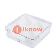 I know Multi-compartment Food Storage Container | Fridge Organiser Boxes - Great for Sorting and Org