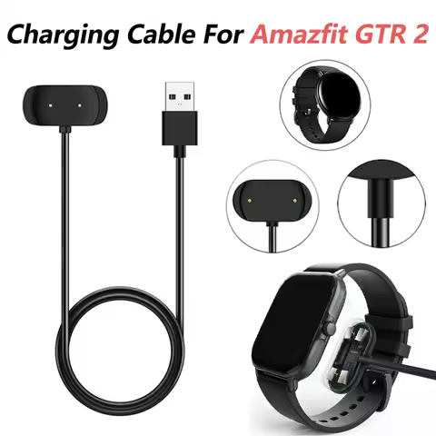 Smartwatch Magnetic Charger For GTS 2, GTS 2e, GTS 2, GTR 2, GTR 2e - Magnetic Dock Charging Cable, 