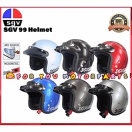 SGV99 HELMET (100%ORIGINAL) FULL FACE CLIPS TYPE WITH CAP/SGV 99 HELMET/TOPI PENUH/SGV HELMET/TOPI S