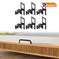 [Perfk1] 6x Mattress Gaskets Nonslip Stand for Bed Tube Width 0.4" to 1.3" Dorm Home