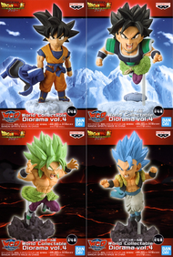 新豐強森 BANDAI 盒玩 七龍珠超 世界收藏立體模型 WCD VOL.4 套組 4983164398540