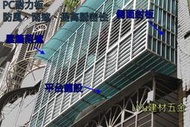 【可自取】 PC耐力板 自有品牌 捷耐板(綠色顆粒 4.5mm) 每才101元 雨遮 防風 遮陽 ~有店面有保障