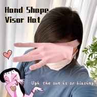 Ready Stock | Hand Shape Visor Funny Sun Cap 3D Printed Party Costume Topi Tangan Lawak  Topi Unik