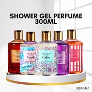 Secret Perfume Body Wash 300ml Enriched Skin-Softening Oils pH-Balanced Moisturizing Luxury Scent Wo