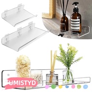 UMISTYDREAMUM9U Acrylic  Rack, with Stickers Space Saver Wall Mounted Shelf, Multi-Purpose U Shape N