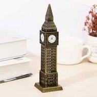 1PC Big Ben London 2D Flat Printed Acrylic Model Ornament, Landmark Building Model Decoration, Elega