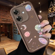 Creative Cartoon Planet Phone Case For Realme V60 V50 V60S V50S C65 C67 C61 C63 C51 C51S Note 70 70T