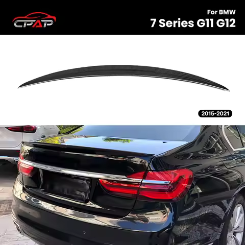 BMW Spoiler Dry Carbon for Real Dry Carbon Fiber Rear Spoiler Roof Trunk Wing for BMW 7 Series G11 G