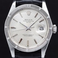 勞力士蠔式恆動日曆型1501 39**460 自動上鍊銀色錶盤男士腕錶 6582620 4DIT NAM