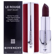 Givenchy Le Rouge Deep Velvet Matte Lipstick - N38 Grenat Fume for Women - 0.11 oz Lipstick