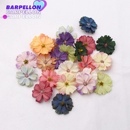 BARPELLON 50PCS Artificial Daisy Flower Head 4.5CM Scrapbooking Wedding Favor Home Decor