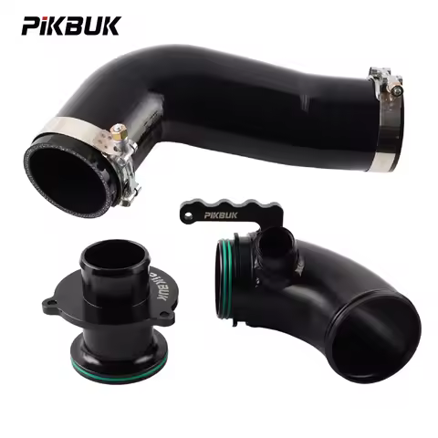 PIKBUK Car Turbo Inlet Outlet Upgrade Pipes Intake Tubes Turbo Muffler Delete For Golf 7 Audi A3 EA8