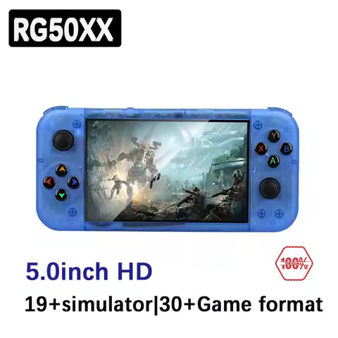 Hot New RG50XX Retro Handheld Game Console 64 bit 4.0-inch IPS Screen Linux 5G WIFI Bluetooth HDMI-T