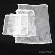 Angle Mesh Material Mesh Bag Aquarium Packaging Bag Mesh Zipper Filter Material Bag Filter Mesh Fish