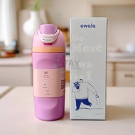 Owala Kids FreeSip 16oz - Spill-Proof Stainless Steel Water Bottle with Straw