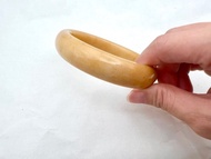 老料黃龍玉手鐲淺糖色料質細膩/圈口60、61、62