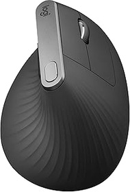 logitech MX Vertical Advanced Ergonomic Mouse, Wireless via Bluetooth or Included USB Receiver (Rene