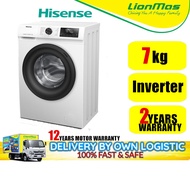 HISENSE 7kg Inverter Front Load Washing Machine WF1P7071BW Washer Mesin Basuh 洗衣机