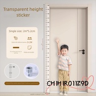 CHIHIRO11Z9D Child Growth Chart, Waterproof 2M Height Height Measurement Sticker,  Transparent Remov