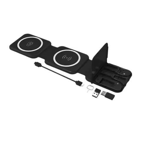 T31C-15W 10-In-1 Magnetic Wireless Charger Stand Foldable For Iphone 14 13 12 Pro Max 8 7 Fast Charg