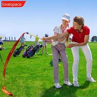 LOVESPACE Ribbon Golf Swing Exerciser Visual Swing Trajectory Increase Swing Speed Master The Rhythm