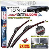 Hyundai Ioniq Aero Wiper Red Line Silicone Plus 1pair (16"/26" & 390mm/650mm) ~ U-Hook Type Hyundai 