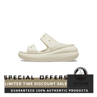 HOT SALE SPORTS SANDALS Crocs Classic Crush Eva " Beige " 100% AUTHENTIC 207670 - 2Y2 MANUFACTURER