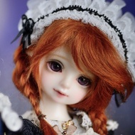 1/6 Point BJD Doll SD Camellia Unicorn Elf Ear Resin Joint Movable Figure Doll Gift