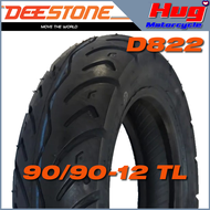 ยางนอก รถมอเตอร์ไซค์ HONDA LEAD ดีสโตน DEESTONE D822 ขอบ10"  12" ยางเรเดียล Tubeless (TL) ไม่ใช้ยางใ