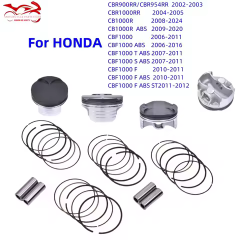 Motor Piston Rings Kit For Honda CBR954RR CBR900RR CBR1000RR Fireblade CB1000R CBF1000 S T F TS ABS 