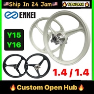 Y15ZR OPEN HUB SPORT RIM CUSTOM ENKEI 3 BATANG ORIGINAL FULL CHOP YAMAHA Y15 Y16 SPORTRIM 3BATANG OP