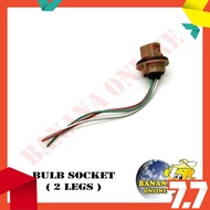 T20/7443 Auto Light Bulb Socket (2 Legs)